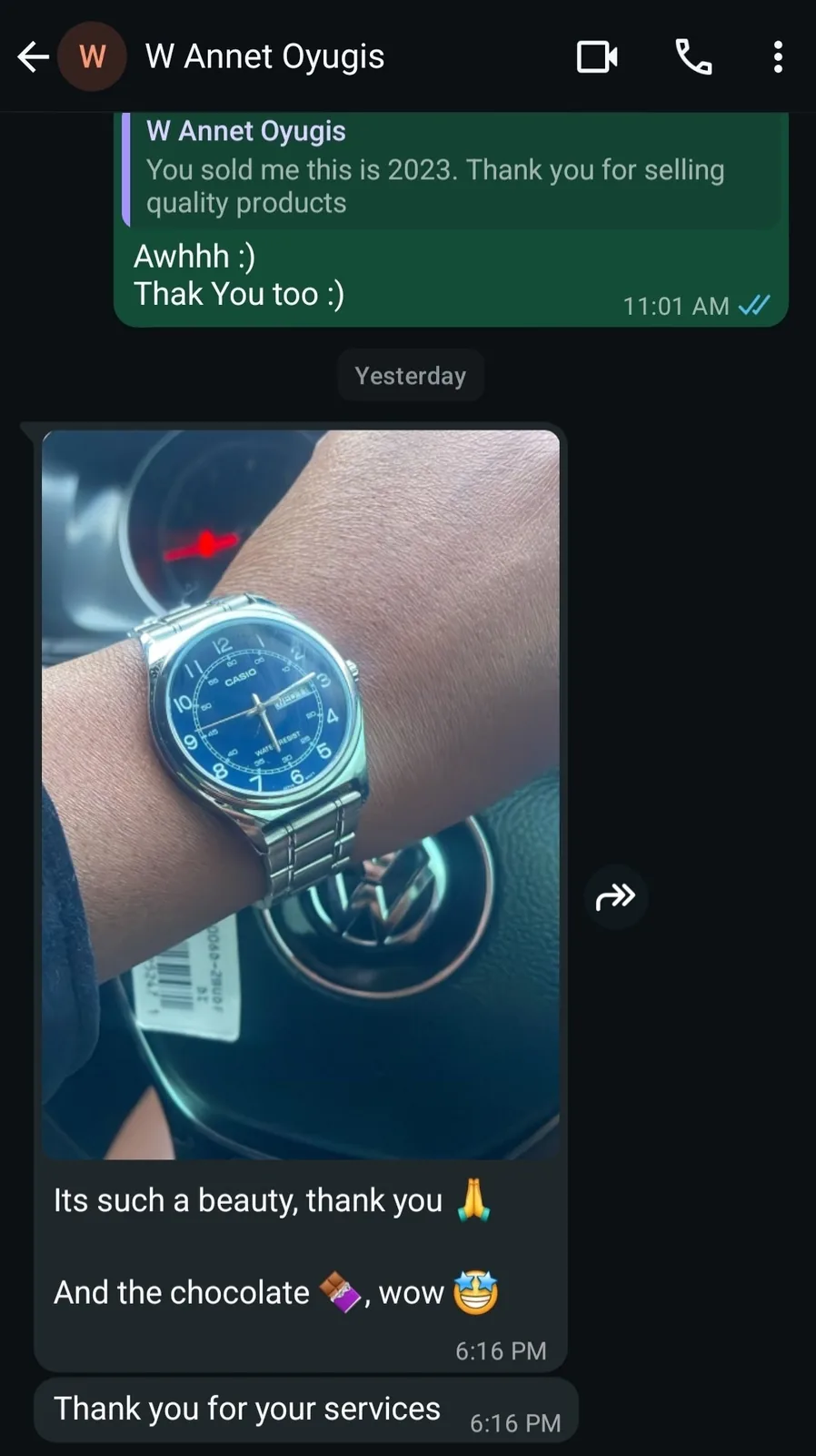 Genuine SaaZone customer conversation